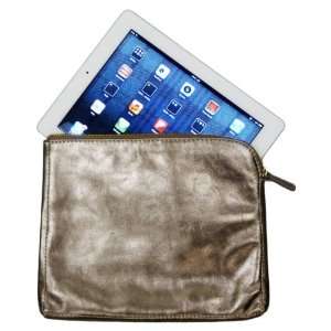  Gogo Voyage Leather iPad Case   Silver: Computers 