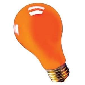    Halloween Orange Electric Light Bulb 75 Watt