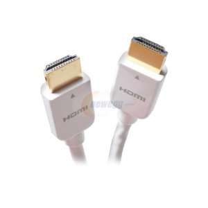 Galaxy White 6ft Gold Plated Hdmi Cable Male to Male for Ps3 Xbox Wii 