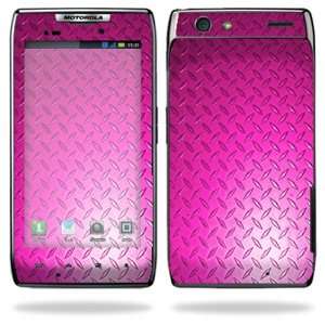   Razr Android Smart Cell Phone Skins   Pink Dia Plate Cell Phones
