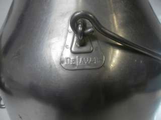 DeLaval Vintage Stainless Steel Milk Bucket 7 Gallons Goat Cow Milker 