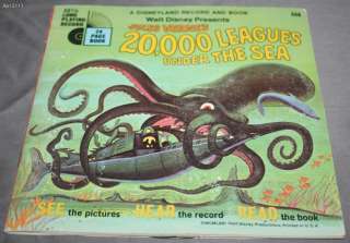 Disney 20,000 Leagues Under The Sea Record and Book 358  