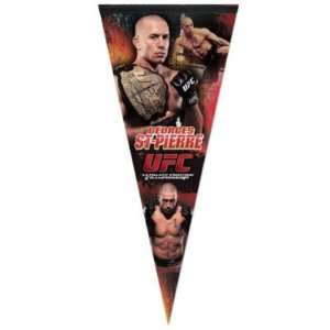  UFC 17 x 40 Pennant   George St. Pierre (GSP) Sports 