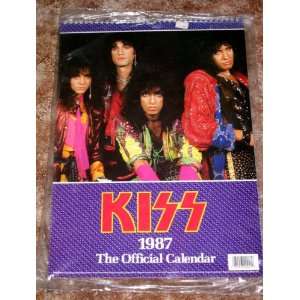  KISS 1987 Official Calendar 