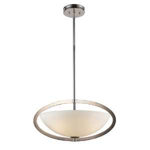  DIONE 3 LIGHT PENDANT IN POLISHED NICKEL W20 H10