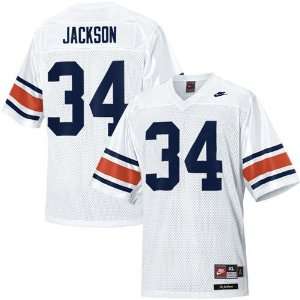  Auburn Tigers #34 Bo Jackson White Greats and Glory Football Jersey 