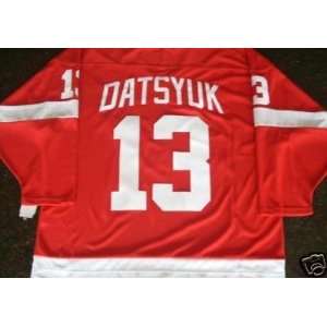  Pavel Datsyuk Detroit Red Wings Jersey 2008 Cup Patch   XX 