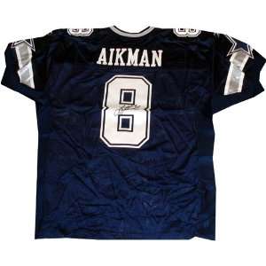  Troy Aikman Blue Reebok Cowboys Authentic Jersey Sports 