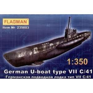  U Boat Type VII C/41 1 350 Flagman Models Toys & Games