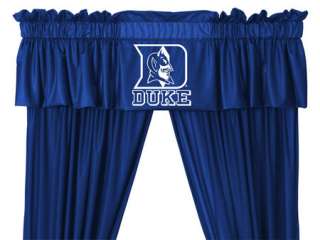 nEw DUKE University Blue Devils CURTAINS/Drapes+VALANCE  