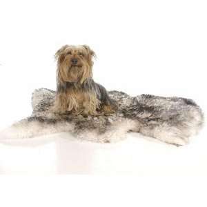  Black & White 100% Sheepskin Pet Mat  Size ONE SIZE Pet 