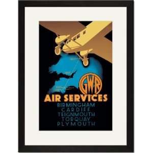    Black Framed/Matted Print 17x23, GWR Air Services: Home & Kitchen