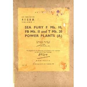   Sea Fury Aircraft Technical Manual   AP 4158 A Vol. I: Hawker: Books
