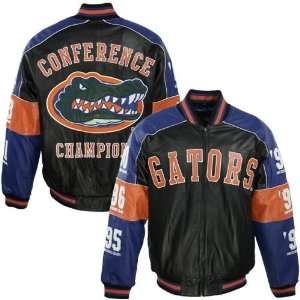   Florida Gators 6 Time Southeastern Conference Champions Leather Jacket