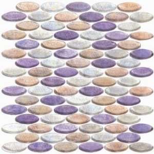 Avons series oval glass mosaic color Trent   1 sheet is equal to 0.88 