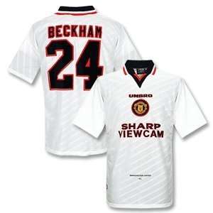  96 97 Man Utd Away Jersey + Beckham 24