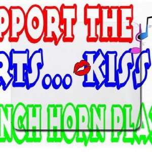   Support the Arts Kiss A French Horn Player Mousepad