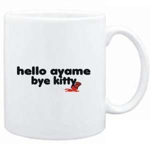  Mug White  Hello Ayame bye kitty  Female Names: Sports 