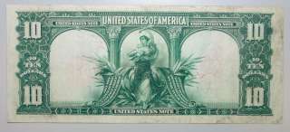 1901 $10 BUFFALO U.S. NOTE AU NICE  