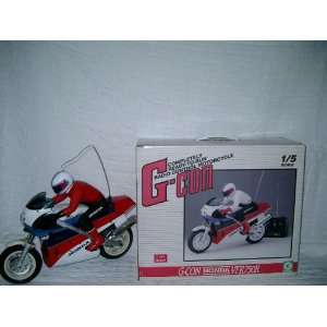  1989 G CON HONDA VFR750R 1/5 SCALE 27 MHZ FREQUENCY Toys & Games
