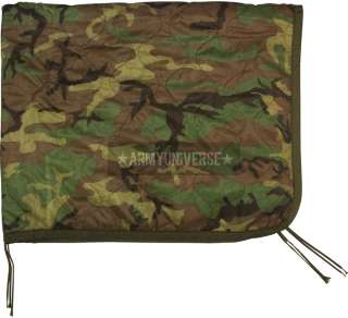 Military GI Style Rip Stop Rain Insulated Poncho Liners  
