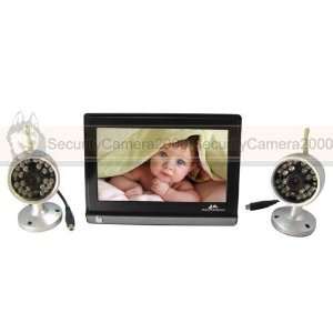   7inch tft lcd baby monitor receiver + 2 color cameras: Camera & Photo
