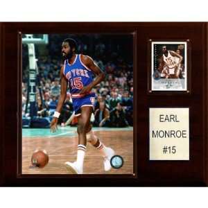    NBA Earl Monroe New York Knicks Player Plaque