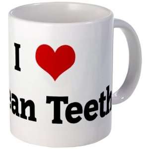  I Love Clean Teeth Humor Mug by CafePress: Kitchen 