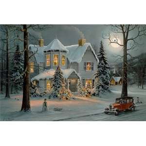  Jesse Barnes   Yuletide Cheer Artists Proof Canvas Giclee 