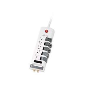   Compucessory Rotating Surge Protector,2880 Joules,10 Electronics