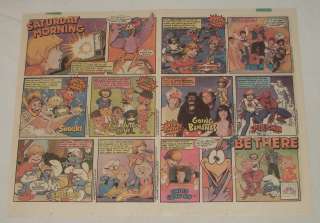 1984 NBC ad ~ SNORKS,SMURFS,MR T, PINK PANTHER, more  