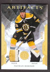 Nathan Horton 2011 12 Artifacts DUAL 3 COLOR PATCHES /15  