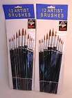 lot of 24 new artists pointed artist paint brushes one