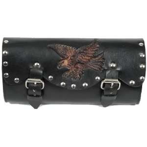  Badlands Black Leather Motorcycle Tool Pouch ME 4A