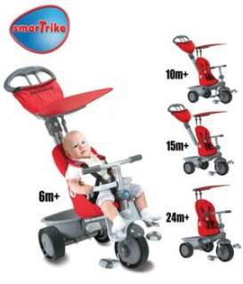   Smart Trike Recliner 4 in 1   Red by Smart Trike USA