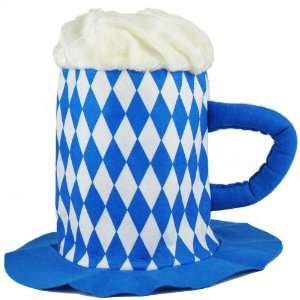  Bavarian Beer Mug Oktoberfest Party Hat: Kitchen & Dining