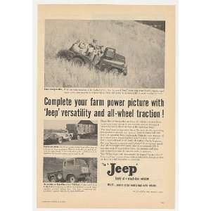   Universal Jeep and FC 150 Truck Farm Power Print Ad