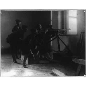   ,Mexico,1914 machinegun squad firing through window