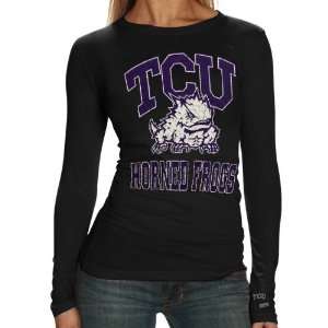  Texas Christian Horned Frogs (TCU) Black Distressed 
