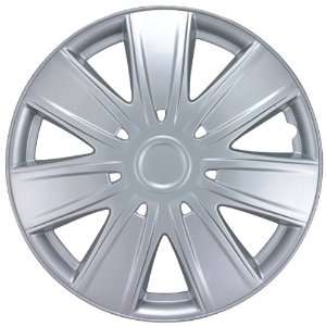    15S/L 15 Silver ABS Plastic Wheel Cover   Pack of 4: Automotive