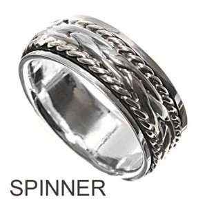  Sterling Silver Ring Band Width 8mm in Sizes 5 10 