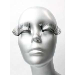  Black Long Fake Glam Self Adhesive Eyelash 5 1/4 Long 