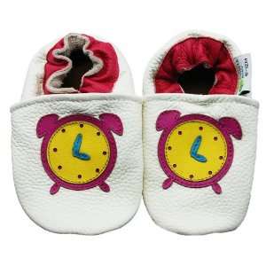    Augusta Baby Clock Soft Sole Leather Baby Shoe (12 18 mo): Baby