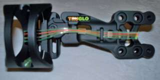 Bow sight release arrow rest fiber optic illuminated TruGlo Trophy 