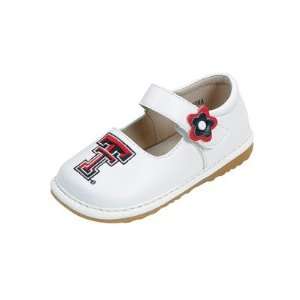  Squeak Me Shoes 3371 Girls Texas Tech Mary Jane Size 3 