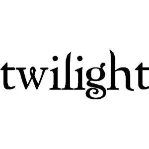 TWILIGHT..WALL STICKERS WORDS DECALS GRAPHICS CAR DECOR, 12 X 36 