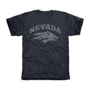  Nevada Wolf Pack Distressed Primary Tri Blend T Shirt 
