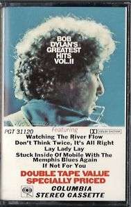 Bob Dylans Greatest Hits Vol II (Cassette 1971) NEW!  