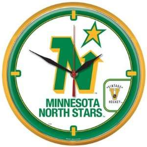   12.75 Round Clock   Minnesota North Stars Vintage