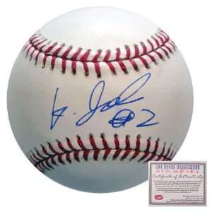  Kenji Johjima Hand Signed MLB Baseball